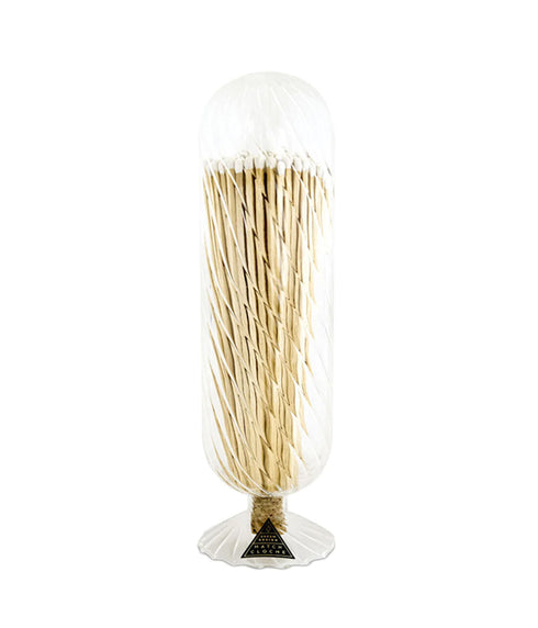 Helix Fireplace Match Cloche - White